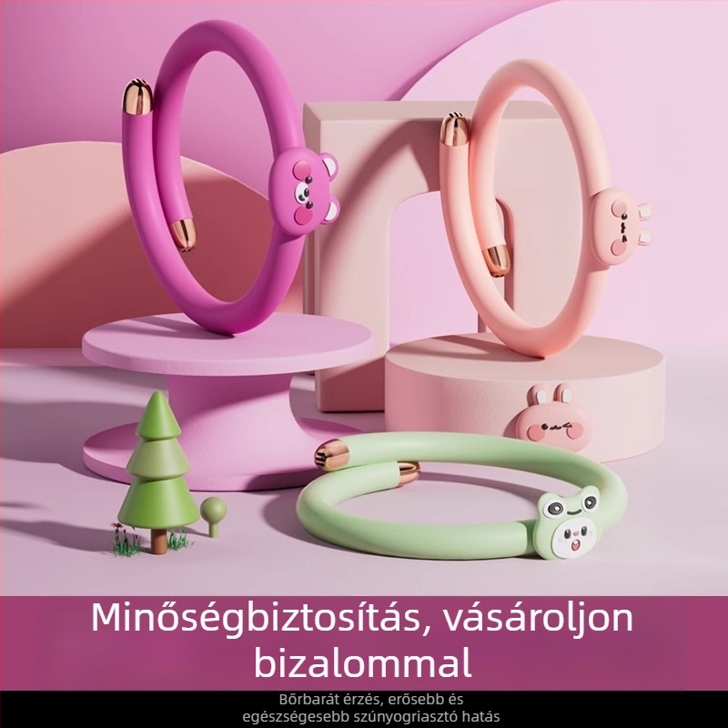 Szúnyogriasztó karkötő felnőttek és gyerekek számára, hordozható, külső használatra
