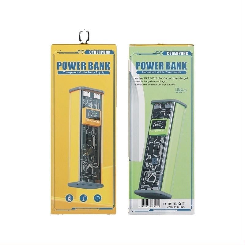Mecha-stílusú csomagoló doboz powerbankhoz