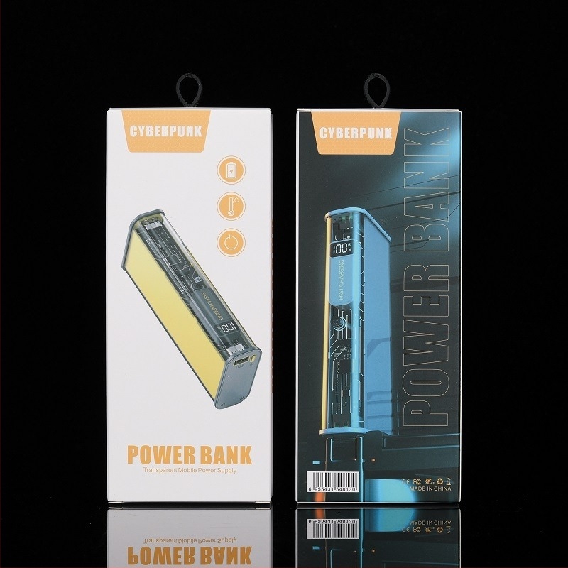 Mecha-stílusú csomagoló doboz powerbankhoz