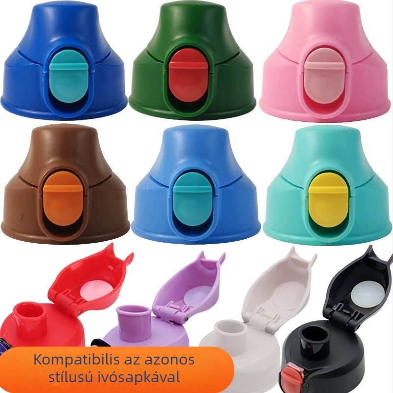 Gyerek termosz pohárkiegészítők: szilikon szájszívó tömítés, szilikon szívófedél, pohárfedél, szivárgásmentes