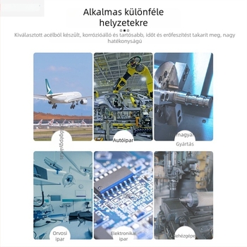 Háromfogatú hidraulikus puha csukló tokmány kis átmérőjű munkadarabokhoz, Ø 6/8/10 hüvelyk furat, hátsó rögzítés