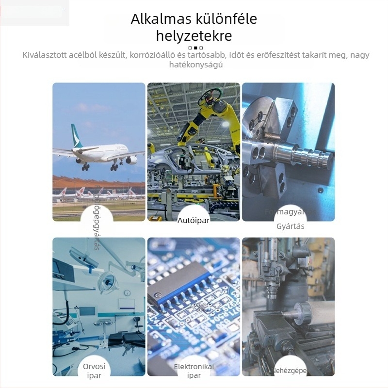 Háromfogatú hidraulikus puha csukló tokmány kis átmérőjű munkadarabokhoz, Ø 6/8/10 hüvelyk furat, hátsó rögzítés
