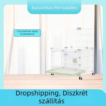 Lejia új kutyakeret csatolós zárással, kis- és közepes méretű kutyáknak; beltéri használatra; alkalmas macskáknak és nyulaknak; több szintes, egymásra építhető