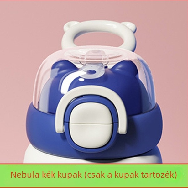 Little Tea Diary pohárfedél szívócső kiegészítőkkel – aranyos dizájn, eredeti fedél