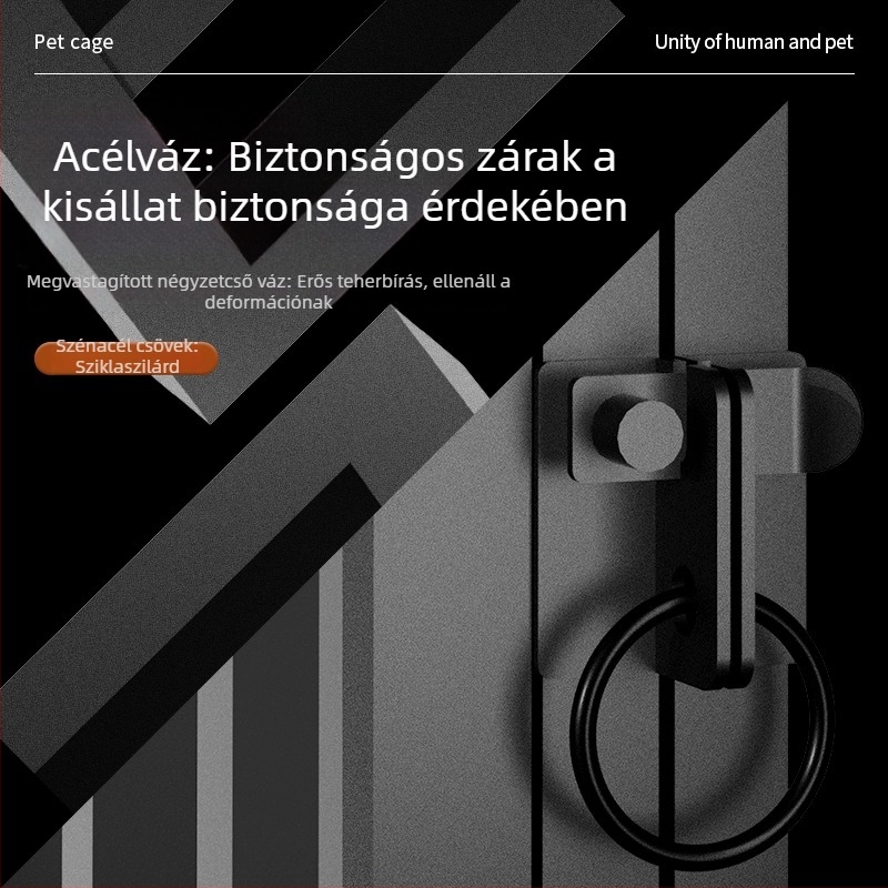 Kutyák belső használatú ketrece és kennellek – nagy, közepes és kis méretű kutyáknak; macska odú és macska ketrec
