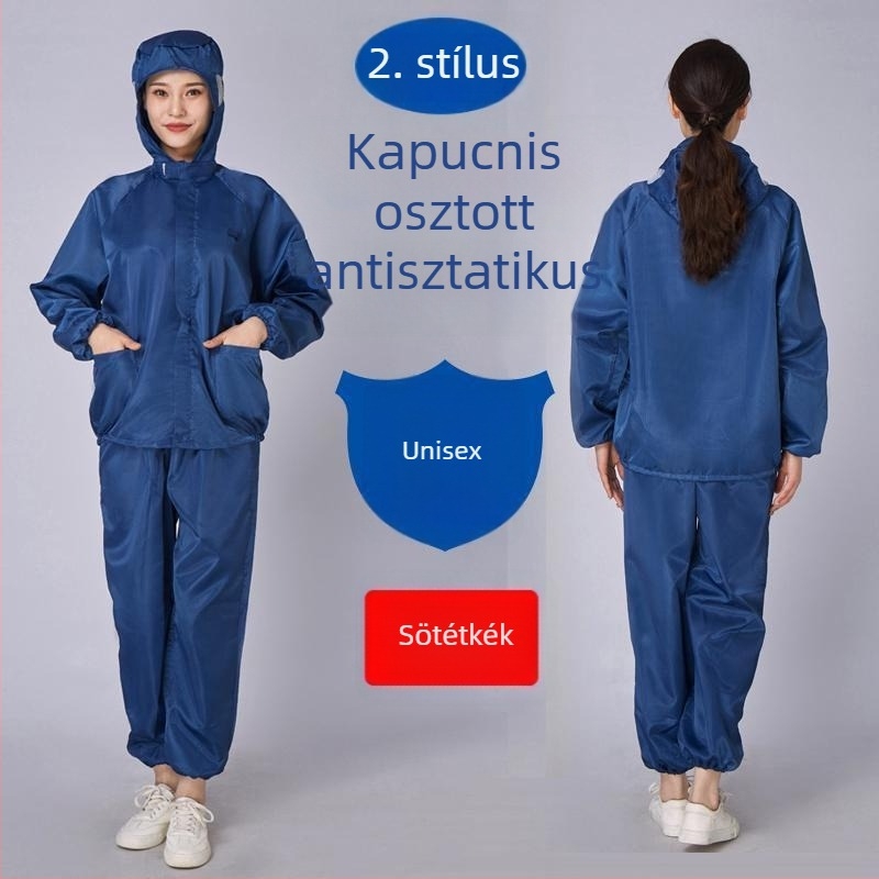 Porálló, antistatikus munkaruha férfiaknak – felső és alsó rész, két darabos készlet