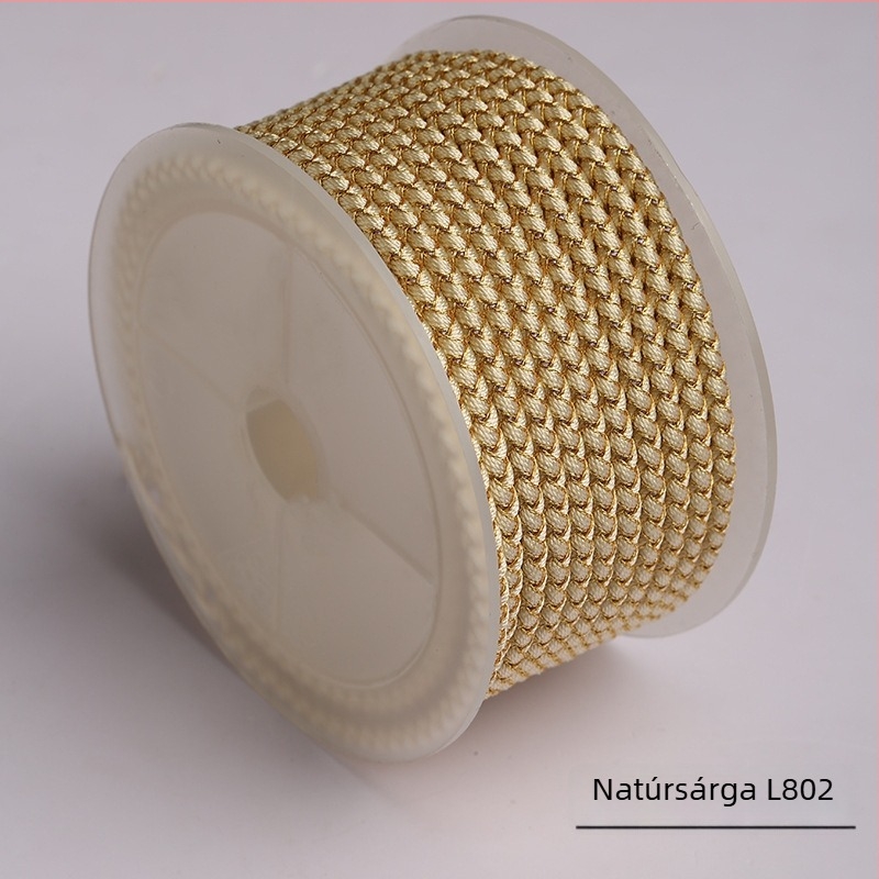 Dragon Knot 2025 Új Dragon Scale sodrott zsinór, kézzel kötött, 4.0 mm arany színű karkötőzsinór, több színű ékszerzsinór