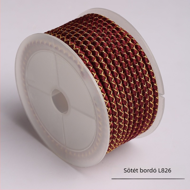 Dragon Knot 2025 Új Dragon Scale sodrott zsinór, kézzel kötött, 4.0 mm arany színű karkötőzsinór, több színű ékszerzsinór