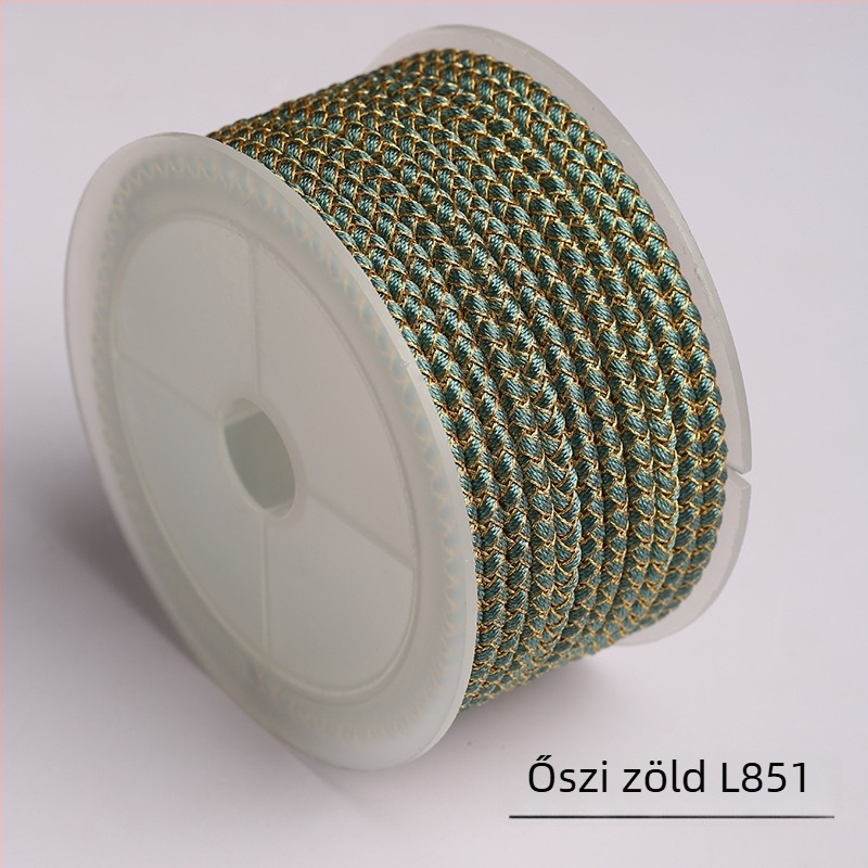 Dragon Knot 2025 Új Dragon Scale sodrott zsinór, kézzel kötött, 4.0 mm arany színű karkötőzsinór, több színű ékszerzsinór