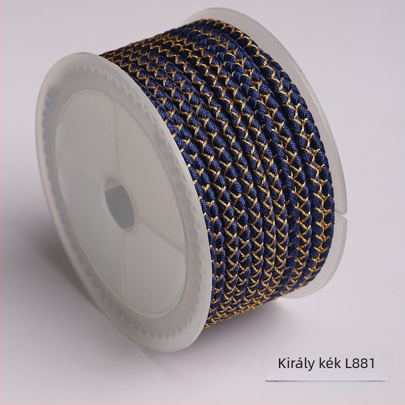 Dragon Knot 2025 Új Dragon Scale sodrott zsinór, kézzel kötött, 4.0 mm arany színű karkötőzsinór, több színű ékszerzsinór