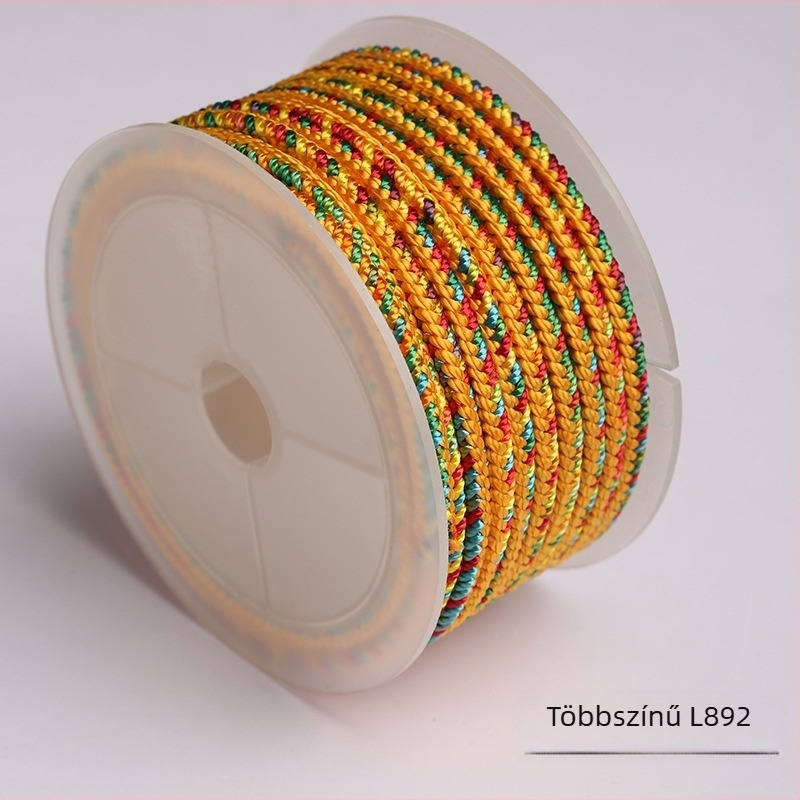 Dragon Knot 2025 Új Dragon Scale sodrott zsinór, kézzel kötött, 4.0 mm arany színű karkötőzsinór, több színű ékszerzsinór