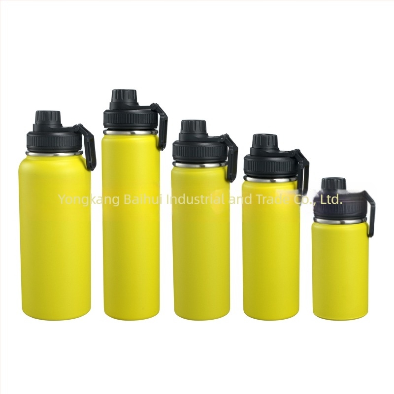 32oz Space Cup vízpalack, duplafalú 304 rozsdamentes acélból készült szigetelt palack, kültéri kerékpározáshoz és hegymászáshoz.