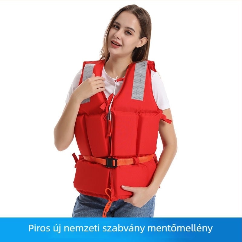 Felnőtt XL vastagított életmentő mellény hajózásra, horgászatra és úszásra