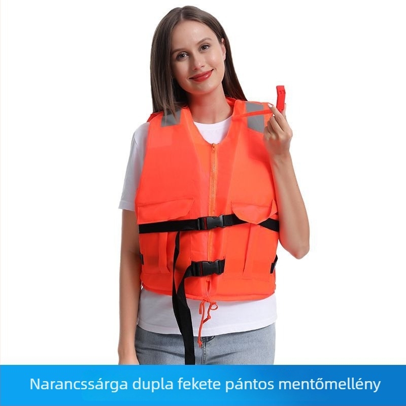 Felnőtt XL vastagított életmentő mellény hajózásra, horgászatra és úszásra