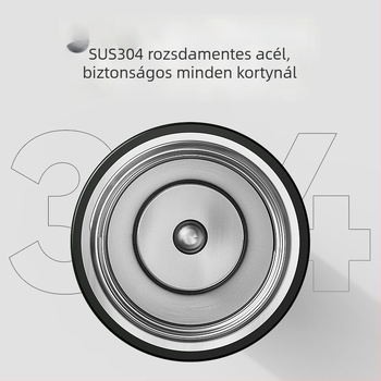304 rozsdamentes acél termosz pohár, nagy kapacitású, egyenes testű, hordozható iroda és otthon számára, kültéri használatra
