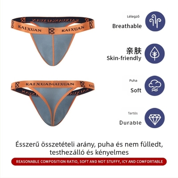 Modal anyagú férfi tangabugyi – alacsony derék, légáteresztő, kényelmes