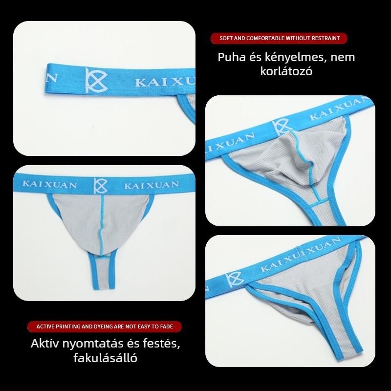 Modal anyagú férfi tangabugyi – alacsony derék, légáteresztő, kényelmes