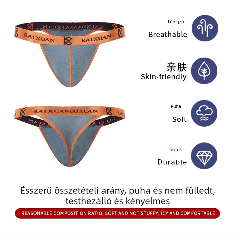 Modal anyagú férfi tangabugyi – alacsony derék, légáteresztő, kényelmes