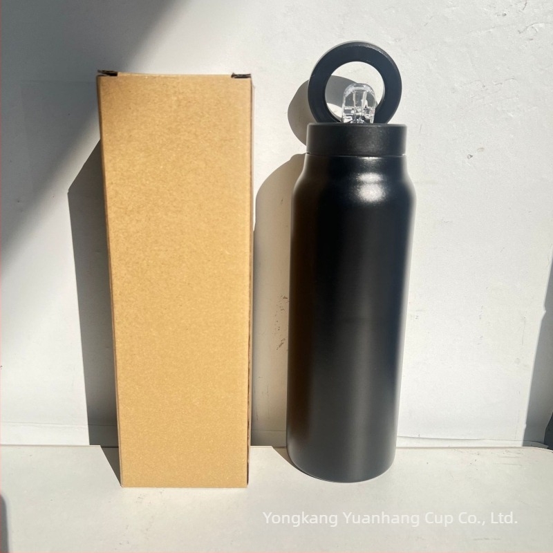 Ringo mágneses termoszos pohár telefon tartóval, 24 oz-os sportos ivópalack kültéri és autós használatra