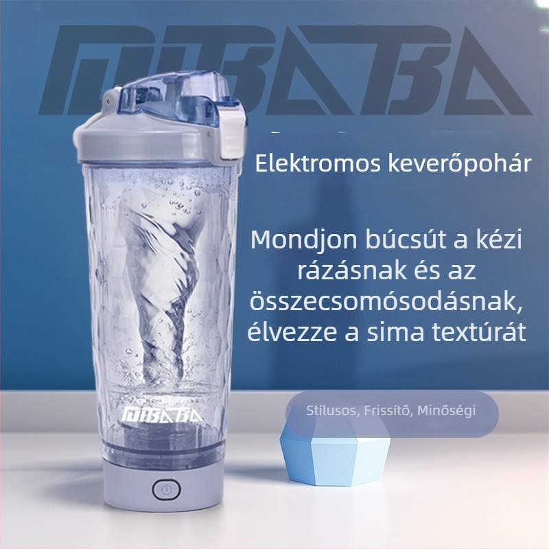 Automata keverőpohár kávéhoz és fehérje shake-ekhez, elektromos shaker, hordozható mágneses töltéssel