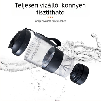Nagy kapacitású elektromos keverő pohár, teljesen automata, mérőskálával – kávépor shaker