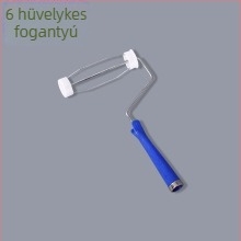 Rozsdamentes acélból készült, kiterjeszthető teleszkópos nyélű porhenger, ipari használatra, levehető festőhenger