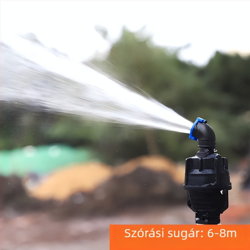 Kerti öntözőfej, 360°-os automatikus forgás, gyepre és kertre, vízmegtakarító öntözés