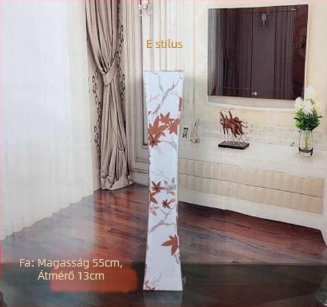 Fa padlón álló váza nappaliba és előszobába — elegáns otthoni dekorációs váza, esküvői fotózáshoz rekvizíció