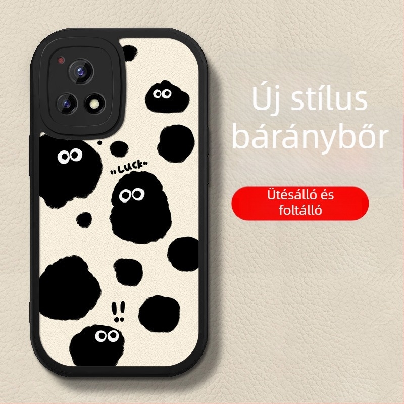 Vivo Y55s telefontok, kompatibilis a Y53s és Y52s modellekkel, szilikonból, ütésálló, uniszex, aranyos, játékos dizájn