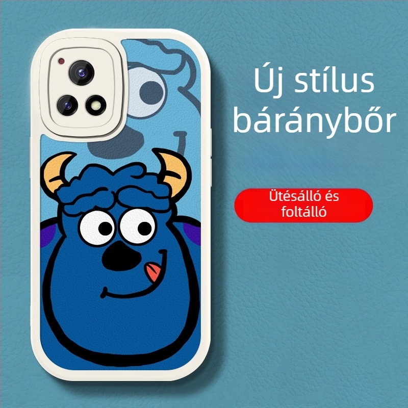 Vivo Y55s telefontok, kompatibilis a Y53s és Y52s modellekkel, szilikonból, ütésálló, uniszex, aranyos, játékos dizájn