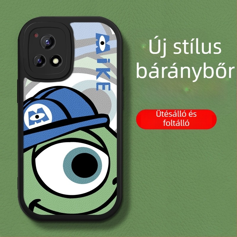 Vivo Y55s telefontok, kompatibilis a Y53s és Y52s modellekkel, szilikonból, ütésálló, uniszex, aranyos, játékos dizájn