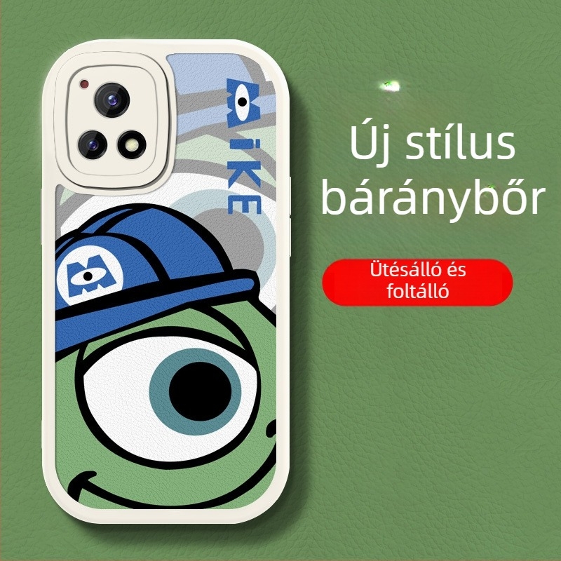 Vivo Y55s telefontok, kompatibilis a Y53s és Y52s modellekkel, szilikonból, ütésálló, uniszex, aranyos, játékos dizájn