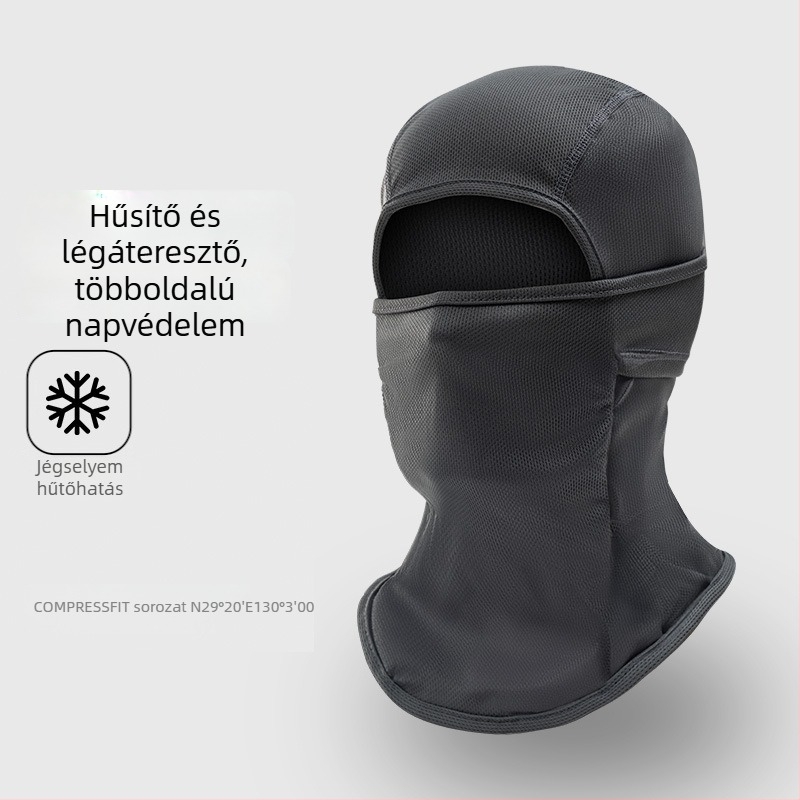 Motorkerékpárhoz teljes arcú balaklava – szélvédett maszk tavasz-nyárra