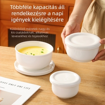 Fedeles kerámia gőzölő tál tojáskrémhez, mikrohullámú sütőben is használható