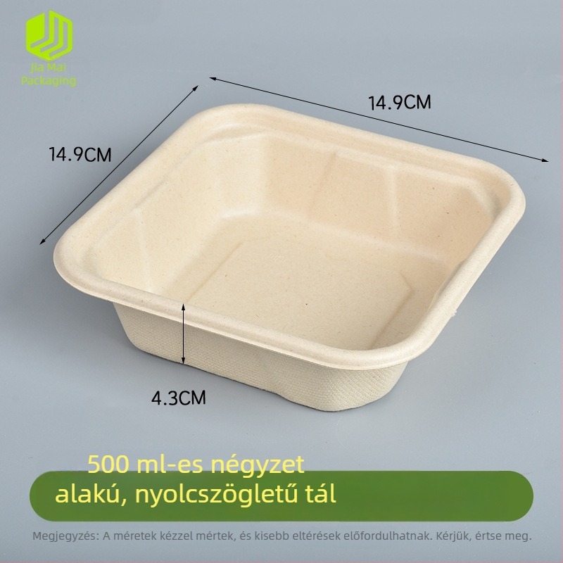Eldobható papíralapú mártótál forró pothoz és grillhez, több rekeszes, szivárgásmentes, csontelválasztó tál.