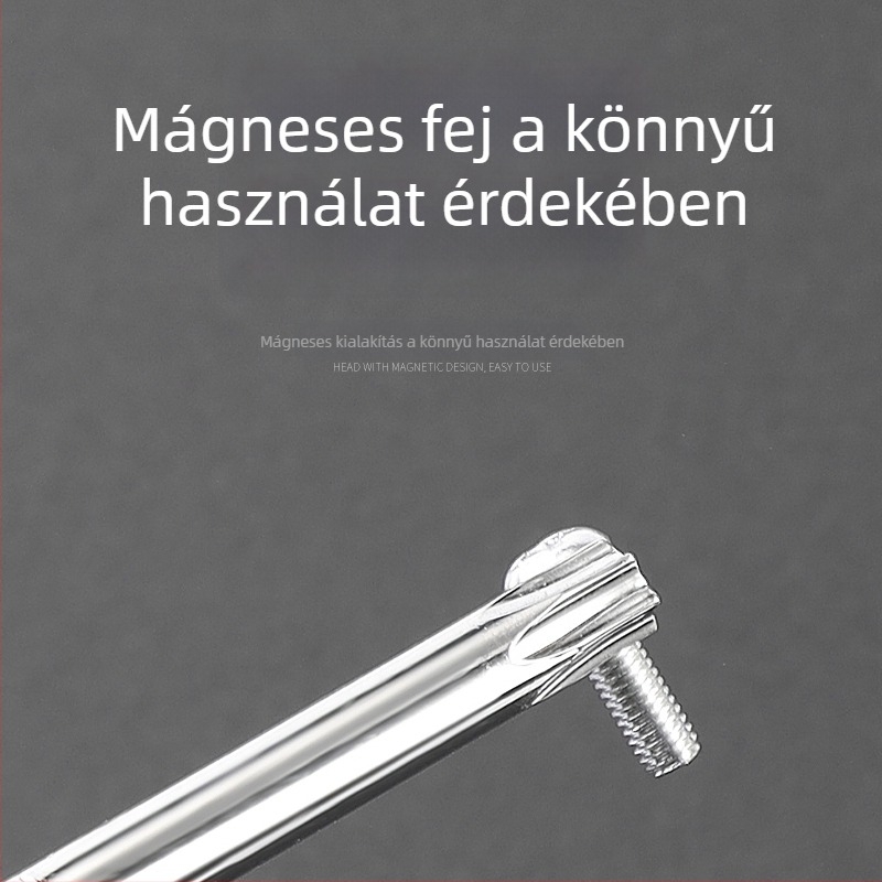 40 cm hosszabbító Torx csavarbehajtó készlet, méretek T5-T30, lyukas és lyuk nélküli kivitel