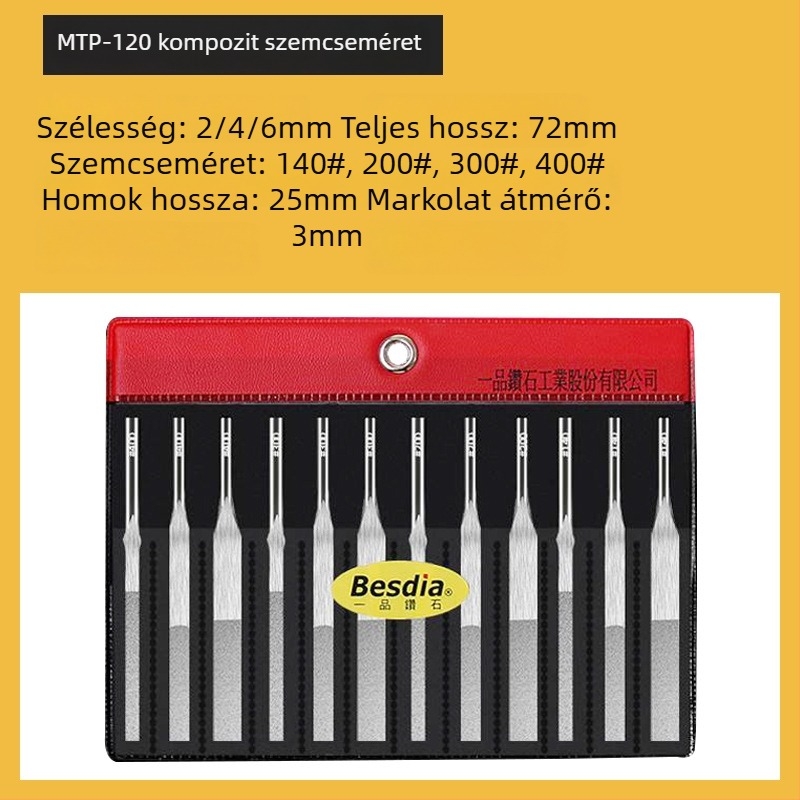 Besdia MTP-120 visszatérő mozgású ötvözetreszelő – formázó és polírozó eszköz