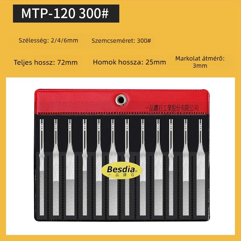 Besdia MTP-120 visszatérő mozgású ötvözetreszelő – formázó és polírozó eszköz