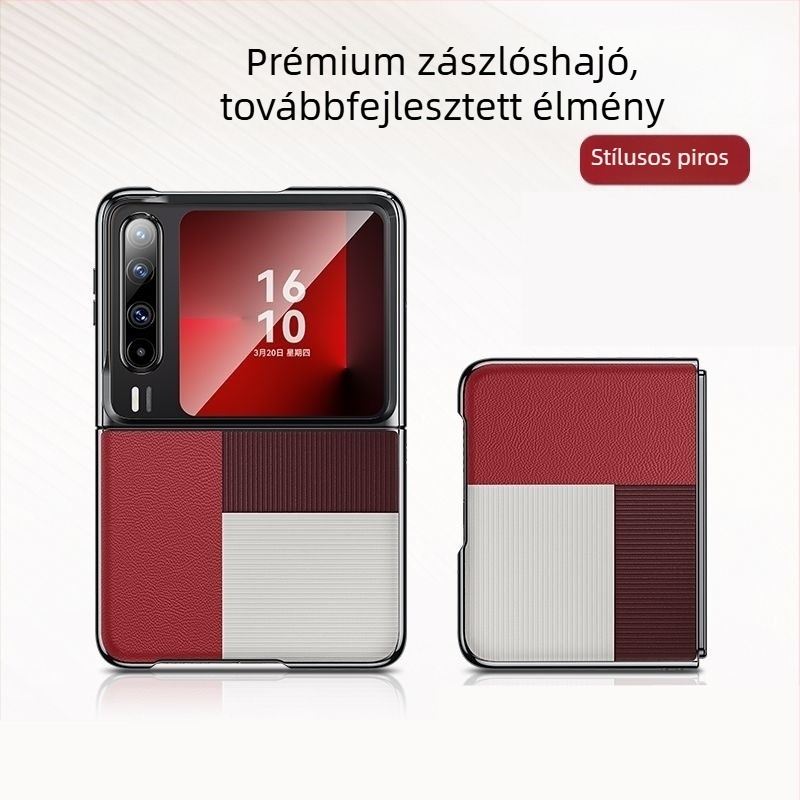Huawei Pura X bőr ultra-vékony védőtok – teljes lefedettség, ütésálló védelem, uniszex