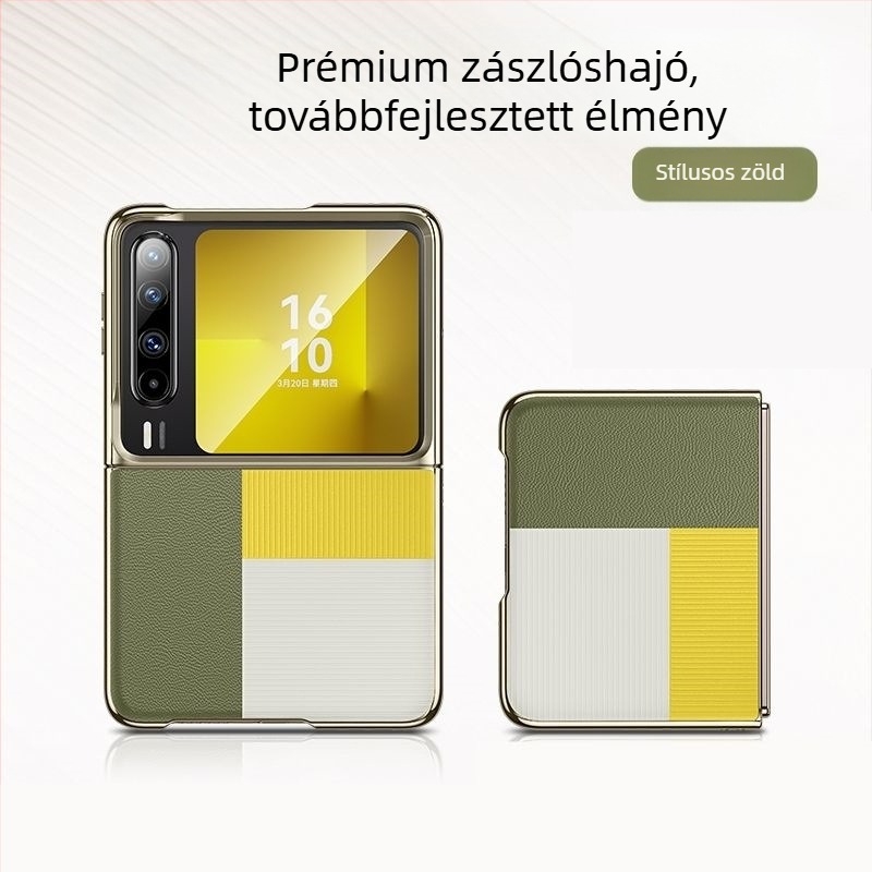 Huawei Pura X bőr ultra-vékony védőtok – teljes lefedettség, ütésálló védelem, uniszex
