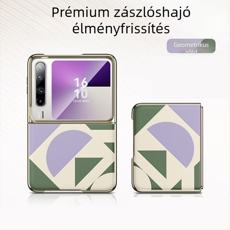 Huawei Pura X bőr ultra-vékony védőtok – teljes lefedettség, ütésálló védelem, uniszex