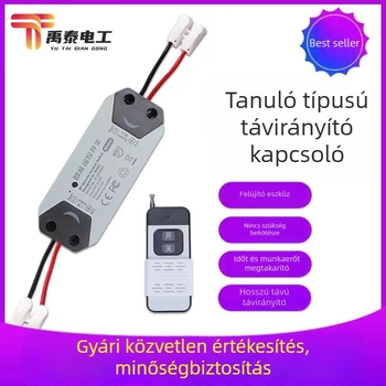 Vezeték nélküli távirányítós tápegység-vezérlő, 5V/12V/24V, hozzáférés-ellenőrzéshez és alacsony áramú járműkörökhöz