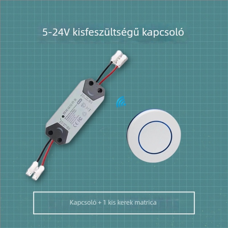 Vezeték nélküli távirányítós tápegység-vezérlő, 5V/12V/24V, hozzáférés-ellenőrzéshez és alacsony áramú járműkörökhöz