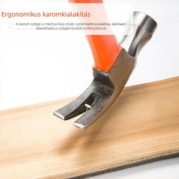 Karmás kalapács fa nyéllel – többszörös felhasználású szögező és faragó kalapács