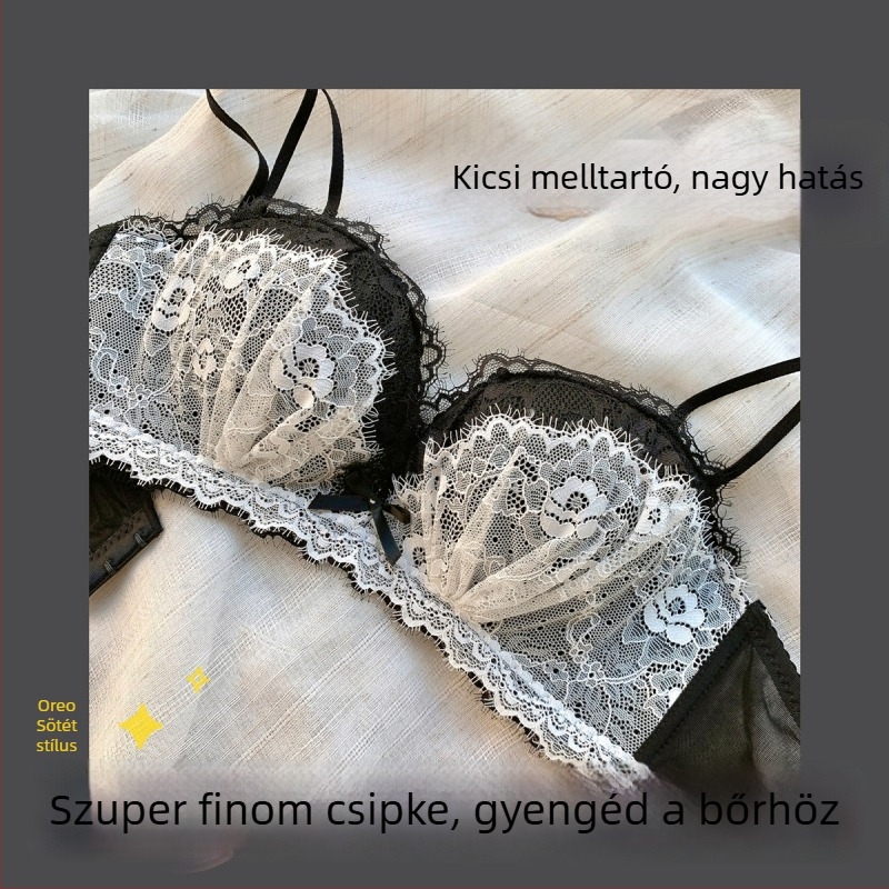 Latex melltartó szett merevítő nélküli, állítható pántokkal, 3/4 kosár, formázó