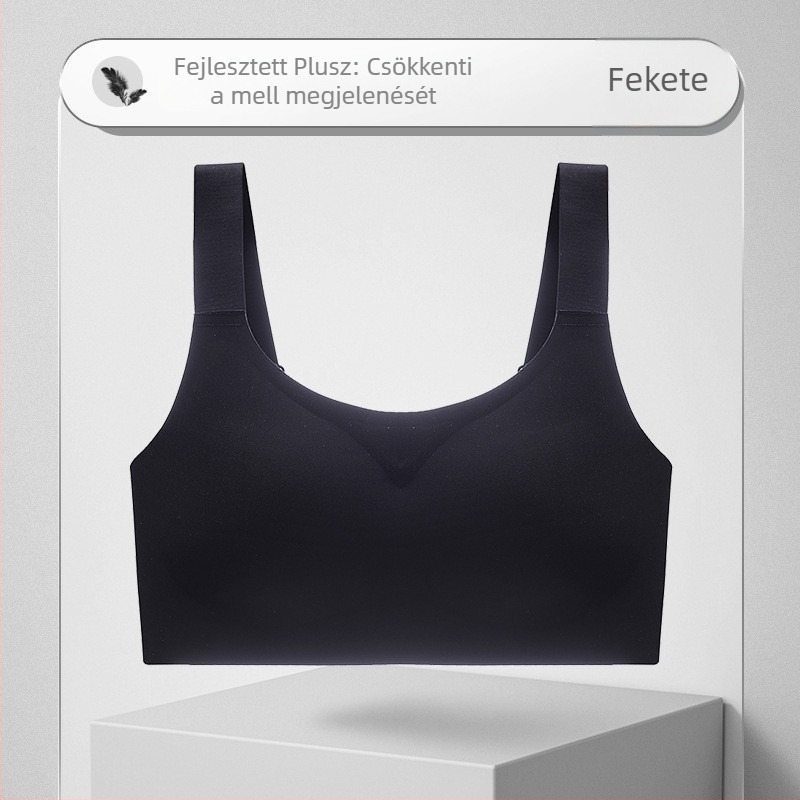 Pluszméretű, varrat nélküli melltartó – frissített modell, támasztó és megakadályozza a lötyögést