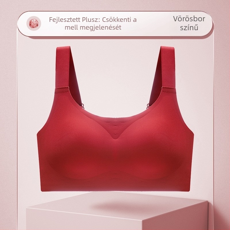 Pluszméretű, varrat nélküli melltartó – frissített modell, támasztó és megakadályozza a lötyögést
