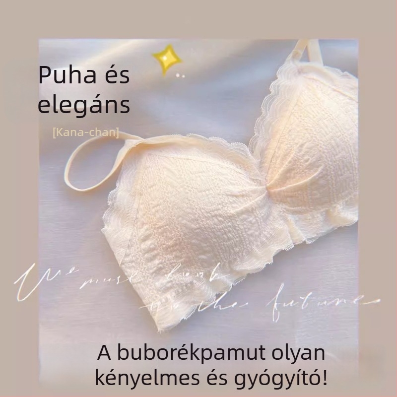 Vezeték nélküli melltartó kis keblekhez, gyűjtőhatás, emelés, nincs merevítő, kényelmes nyári vékony fazon, modal anyag