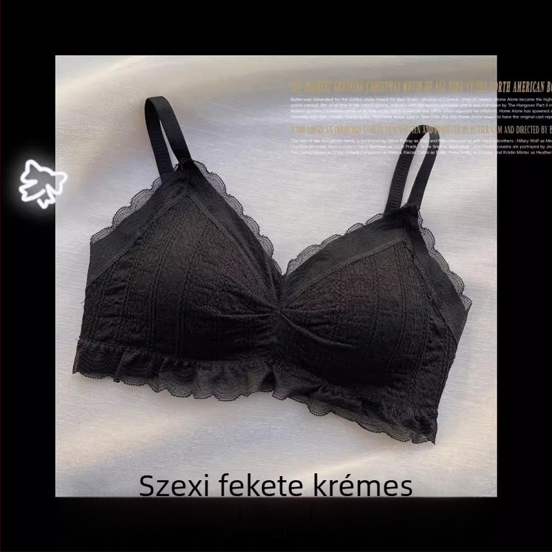 Vezeték nélküli melltartó kis keblekhez, gyűjtőhatás, emelés, nincs merevítő, kényelmes nyári vékony fazon, modal anyag