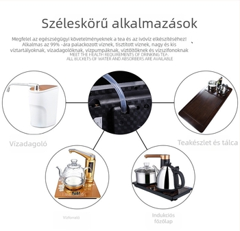 Silikonból készült vízellátó cső háztartási teáskanna és vízadagoló számára, élelmiszer-minőségű, szagtalan pumpa cső teázáshoz